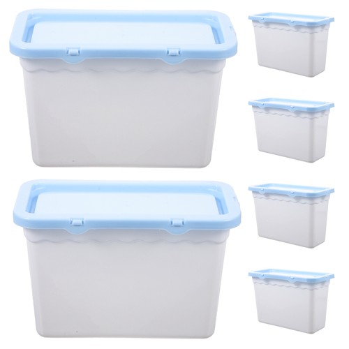 6pcs Laundry Plastic Box Clothes Washing Powder Storage Canister - Picture 12 of 12