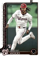 James Wood RC 2025 Topps #181 ROOKIE MLB Nationals ID:143890
