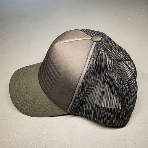 Duluth Trading Company Camo Green Mesh Trucker Hat Snapback Cap Beaver Flag Logo - Picture 10 of 12