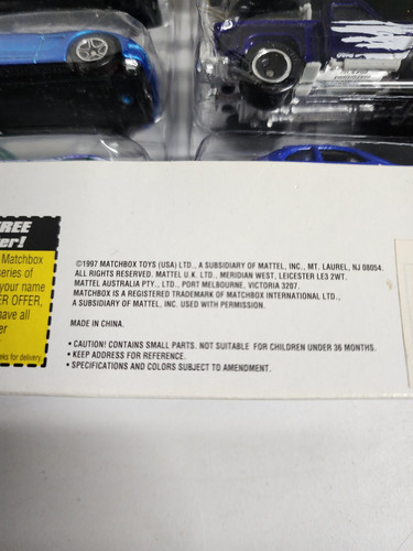 Matchbox 10 pack 1997 Mattel Wheels Starter Collection Includes Vintage Corvette - Picture 4 of 4