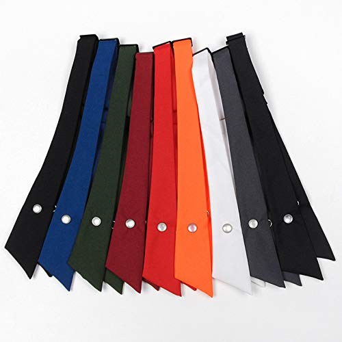 Men & Women Adjustable Criss-Cross Bow tie School Uniform Pre Tied Olive 498 - Picture 3 of 6