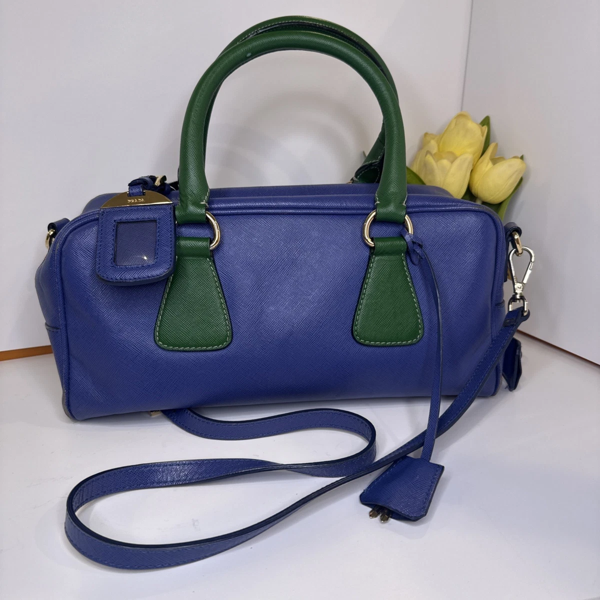 もっと値下げ‼️PRADA ショルダーバッグ ハンドバッグ PRADA ショルダーバッグ ブルーバッグ & ハンドバッグ 女性用 | eBay