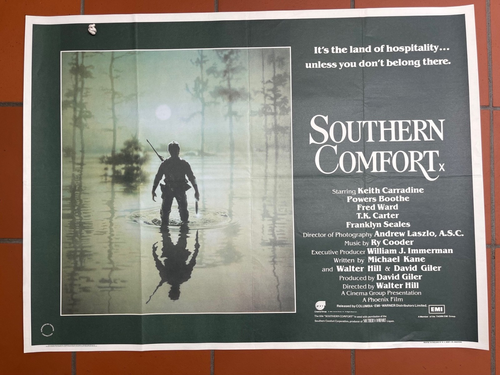 Original Southern Comfort Walter Hill 1981 Film Poster UK Quad Folded