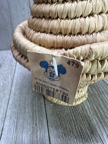 De Colección Walt Disney Company Tejido a Mano Tagine Cesta Trenzada Almacenamiento con Tapa 8" Boho - Imagen 5 de 8