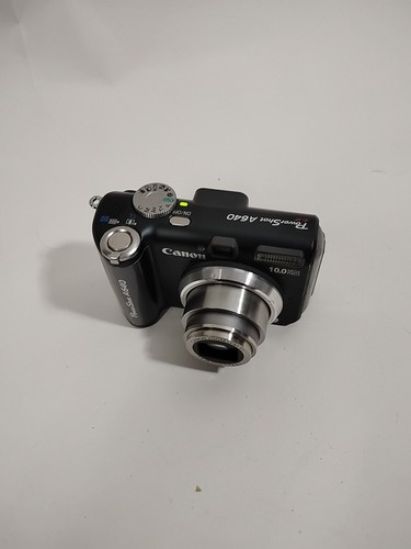 Canon PowerShot A640 Digital Camera 10MP 4X Zoom Black - Picture 9 of 10