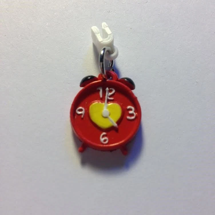 Pop Girl Ear Bud Charm: Alarm Clock