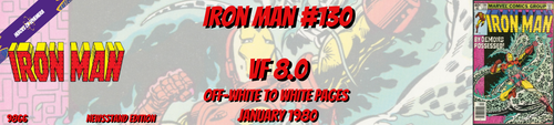 Quiosco Iron Man 130 VF 8.0 Marvel 1980 - Imagen 3 de 3