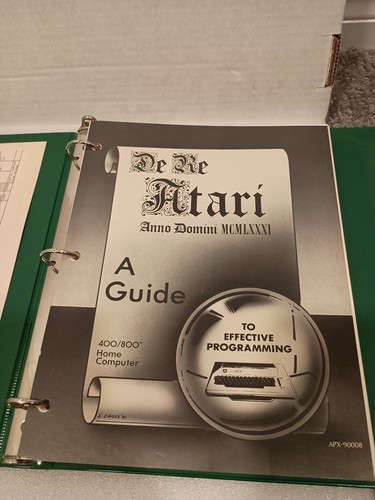 De Re Atari - A Guide to Effective Programming APX-90008 And APX Winter Catalog - Picture 3 of 7