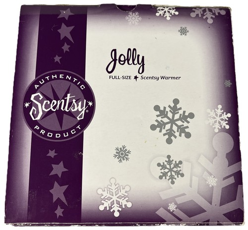 Scentsy Jolly Full Size Wachswärmer Keramik Weihnachten Santa Holiday NEU Neu im Karton - Bild 3 von 13