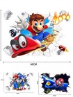 Sonic Super Mario Bros Aufkleber Kindergarten Kinderzimmer Wallpaper Wandtattoos