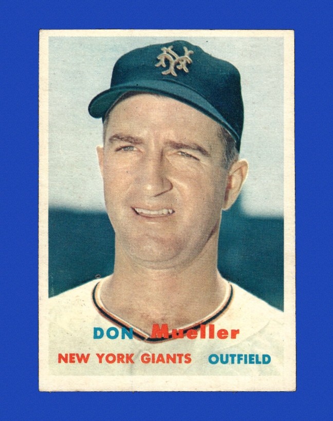 1957 Topps Set-Break #148 Don Mueller EX-EXMINT *GMCARDS*
