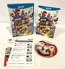 SUPER MARIO 3D WORLD NINTENDO WII U EXPLORE A WHOLE NEW WORLD! COMPLETE SET 2013