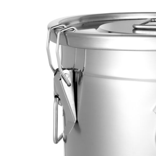 21L/33L Luftdicht Reiskübel 304 Edelstahl Kanister Frischhaltedose - Bild 33 von 34