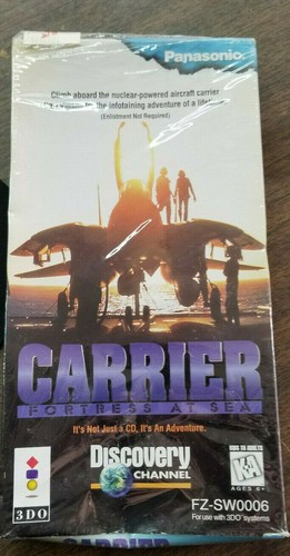 PANASONIC 3DO CARRIER FORTRESS AT SEA USA BOXED *open box* - Picture 1 of 9