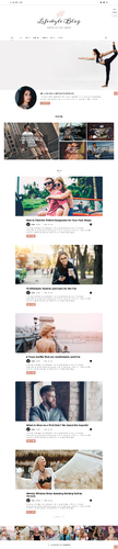 Lifestyle Blog Website Design with Free VPS Web Hosting and Installation - Picture 4 of 4
