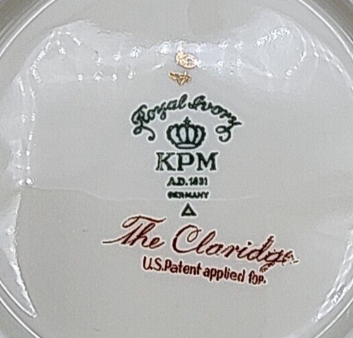 KPM Royal Ivory The Claridge 12 3/4" Cake Plate - Picture 13 of 15