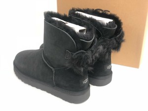 ugg w fluff bow mini