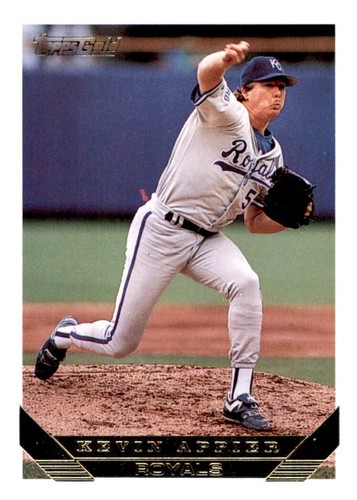 1993 Topps Oro Kevin Appier Lámina MLB Inserto PWE Royals #76 - Imagen 1 de 2