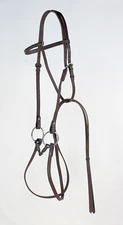 Western Bridle in smooth leather complete with reins and bit