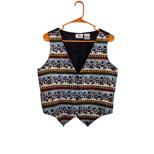 Women's Vintage Nutcracker snowman Vest - Picture 1 of 5