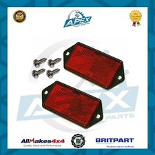LAND ROVER DEFENDER NEW REAR OEM REFLECTORS (X2) + FITTING SCREWS - XFF100070