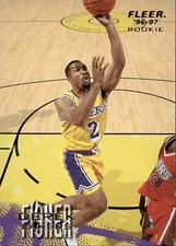 Derek Fisher Rookie - 1996-97 Fleer Basketball #234