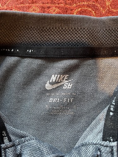 Nike SB Skateboarding Ombré Polo Grigio Taglia Media Uomo - Foto 7 di 17