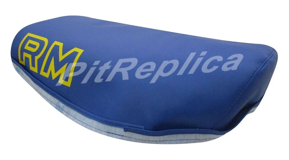 [A815] FUNDA ASIENTO SUZUKI RM250 RM465 RM500 1981 1982 1983 *AZUL* [STACS]  Foto 3 de 4