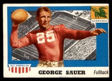 1955 Topps All American Football #31 George Sauer VG *e1