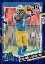 Quentin Johnston - Rated Rookie - 2023 Donruss Optic - Purple Shock Prizm #265