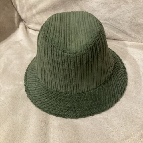 Cappello Liz Claiborne Fedora verde velluto a coste donna o uomo nuovissimo con etichette - Foto 2 di 6