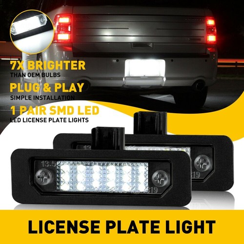 Lámpara LED completa matrícula 6000K para Ford Mustang Ford Focus 2010-14 2008-11