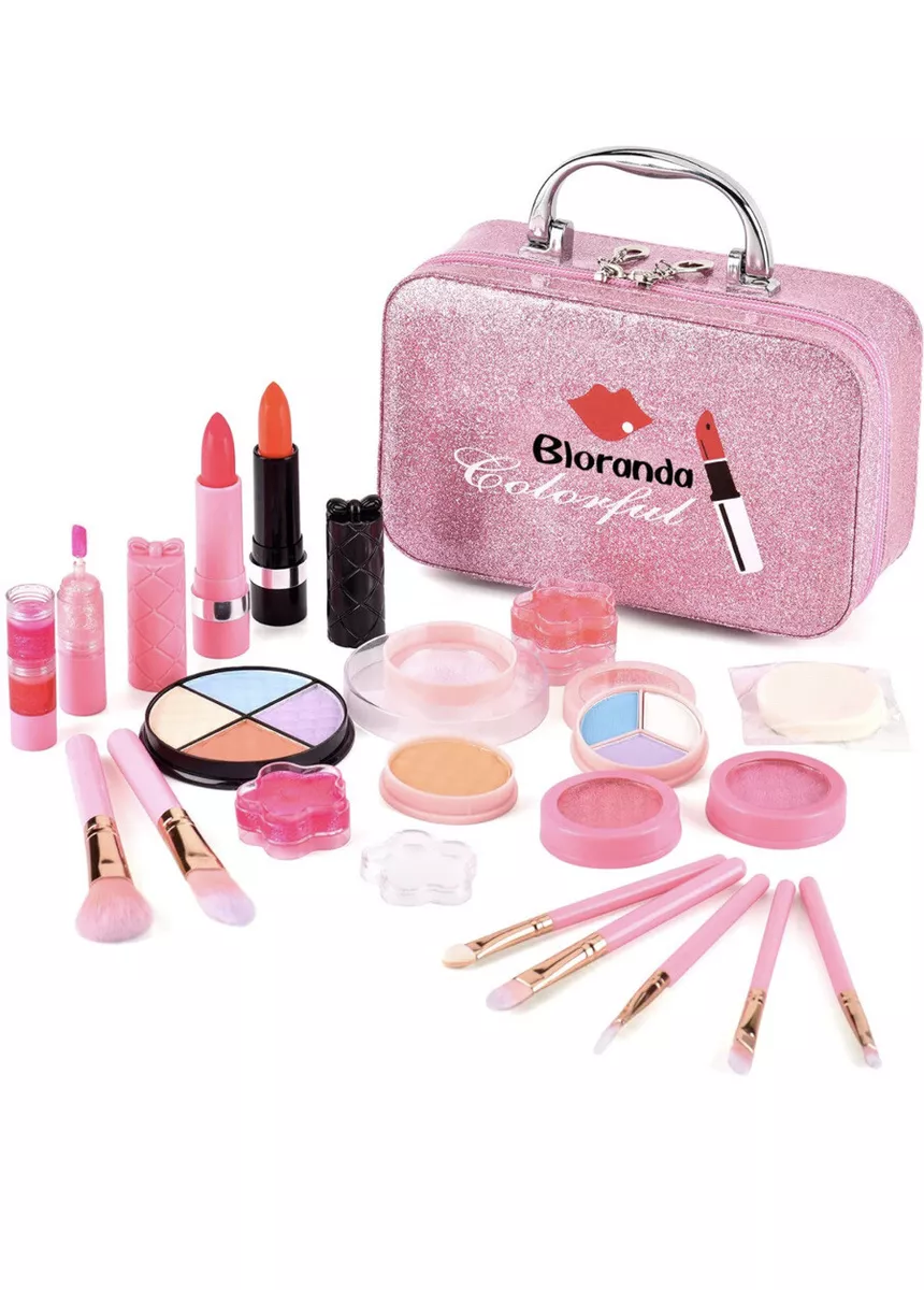 Kids Makeup Kit for Girl, Real Washable Makeup Set Girl Toys, Little Girls  Ma