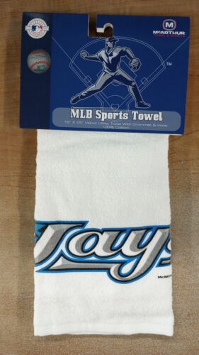 Lot of 2 NFL - MLB Golf Sports McArthur White Towel 15"x25" w/ Grommet & Hook - Picture 9 of 10
