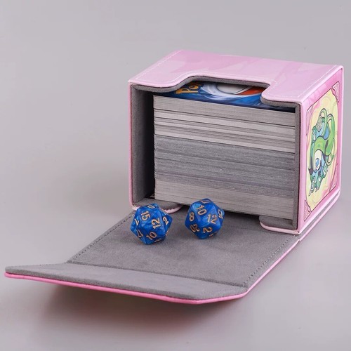 Game Card Storage Box Pokemon Pink Mew Hard Case Holder PTCG Desk Game Case - Picture 3 of 4