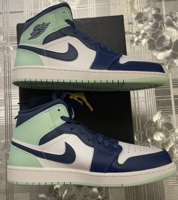 Air Jordan 1 Mid Mint Foam Tiffany Türkis Blau Weiss Neu    44,5 US 10.5