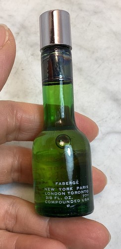 Vintage FABERGE Brut For Men Eau De Cologne Travel Mini 3/8 Oz New - Picture 2 of 5