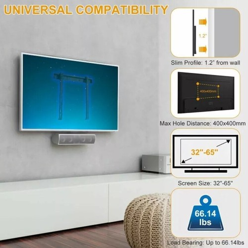 TV WALL BRACKET MOUNT FOR 32 37 40 42 47 50 55 60 65 INCH FLAT 3D LCD LED PLASMA - Picture 10 of 22