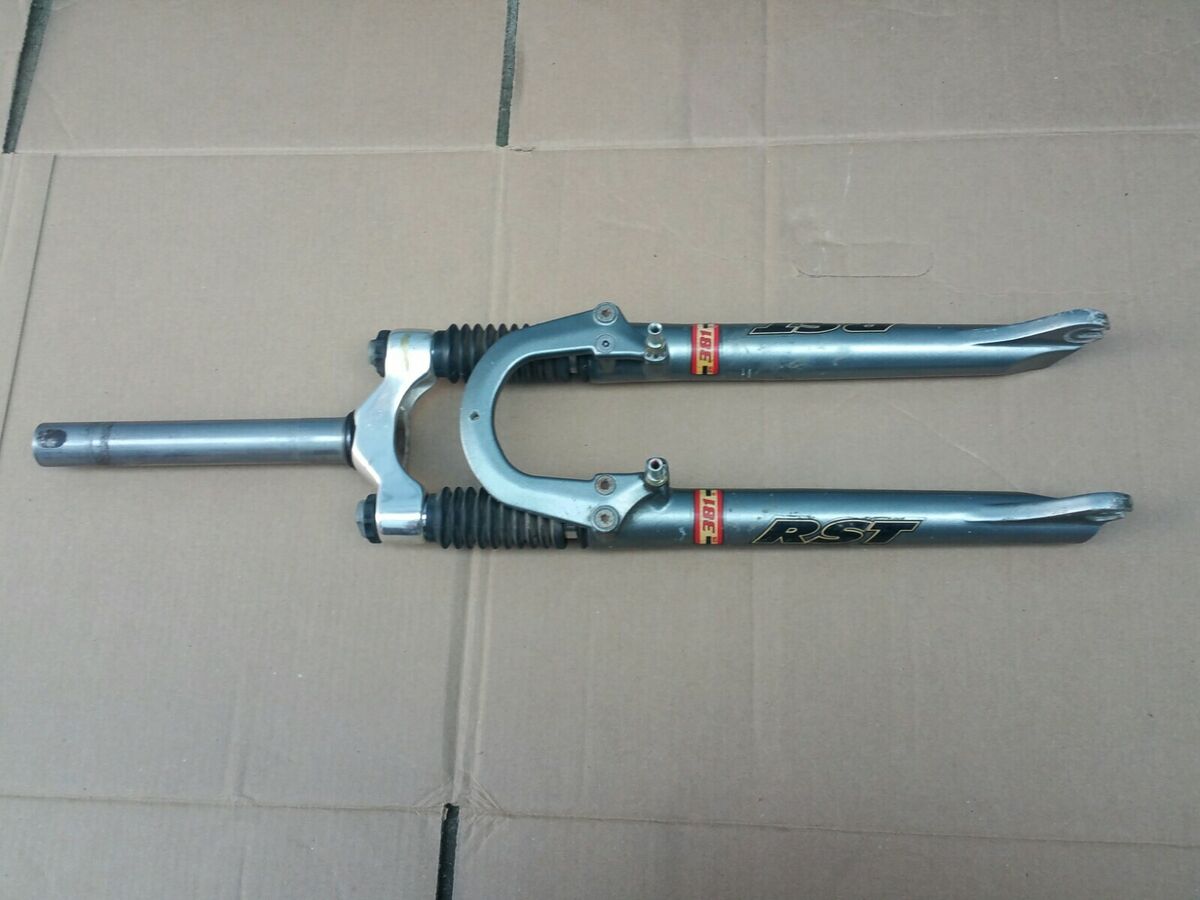Vintage 90s RST 381 26R Mountain Bike Suspension Fork 1-1/8