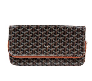 GOYARD - BLACK SAINT MARIE CLUTCH BAG 