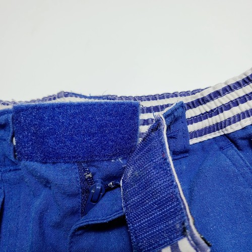 Vintage Bugle Boy Youth Boy's Size 7R Royal Blue Pants Elastic Waist 90's - Picture 5 of 9