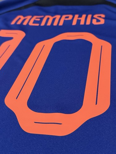 2022/23 Netherlands Away Jersey #10 Memphis Medium Long Sleeve Holland World Cup - 第 18/18 張圖片