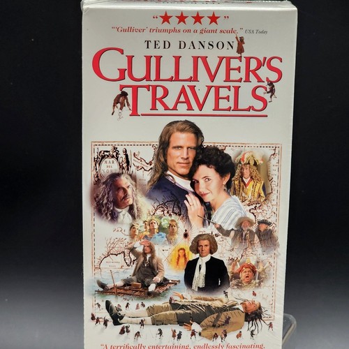 Brand New Gulliver's Travels Family Movie Ted Danson Sealed Double VHS Box Set - Picture 1 of 10