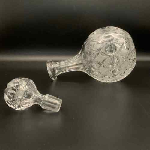 Vintage Nachtmann 11"" Rund Kristall Glas Dekanter Anglia mattiert Ätzmuster - Bild 12 von 17