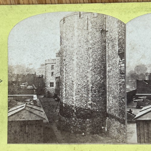 Antique Stereoview Card Stereoscope Tower of London England Royal Palace 1895 - Picture 2 of 12