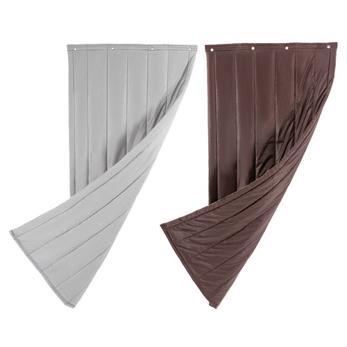 Lightweight Thermal Insulated Door Curtain 39.5"x83" Winter Doorway Drapes Cover - Picture 8 of 38