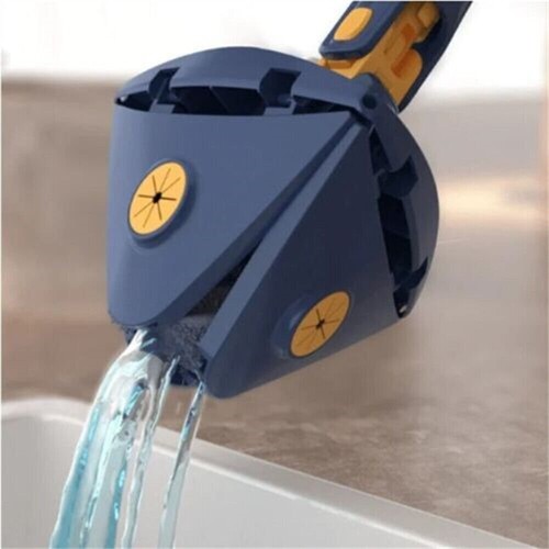 360° Rotatable Adjustable Cleaning Mop Triangle Mops Multipurpose Cleaning Brush - Picture 4 of 14