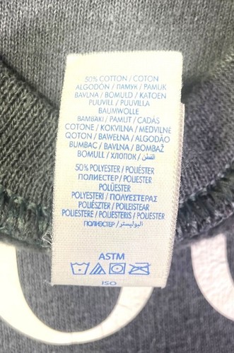Sudadera JERZEES “Modo Avión” Logo Gris Mujer Cuello Redondo Manga Larga Talla M - Imagen 7 de 10