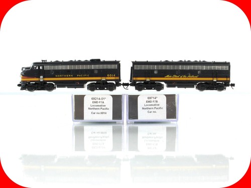 N Scale ***NORTHERN PACIFIC*** F7 A/B #6014 -Intermountain 69214, 69714 *DCC Rdy
