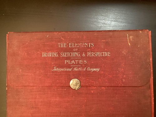 1901 International Correspondence School Textbook Co. Portfolio Drawing Plates - Imagen 2 de 21
